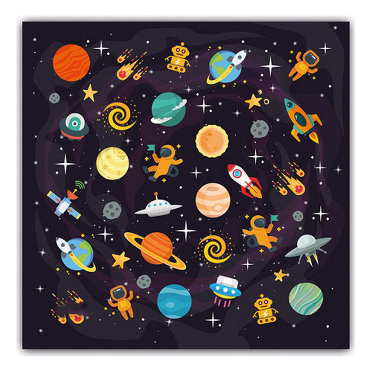Hygienická rouška na více použití Space Dětské